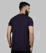 Round Neck Cotton Dark Navy T-Shirt